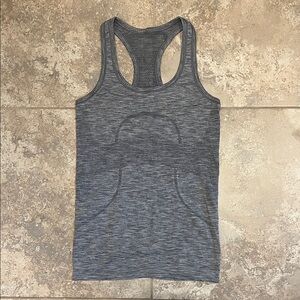 Lululemon Athletica Charcoal Racerback Tank